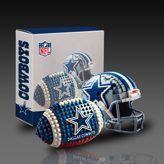 DC x NFL Team Ball & Helmets Building Block Football Set DDT CTND