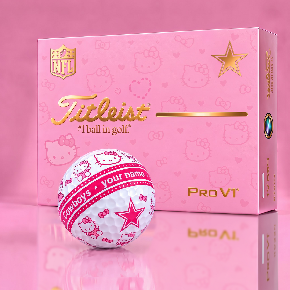 DC x Personalized NFL Hello Kitty Women’s Golf Gift Set