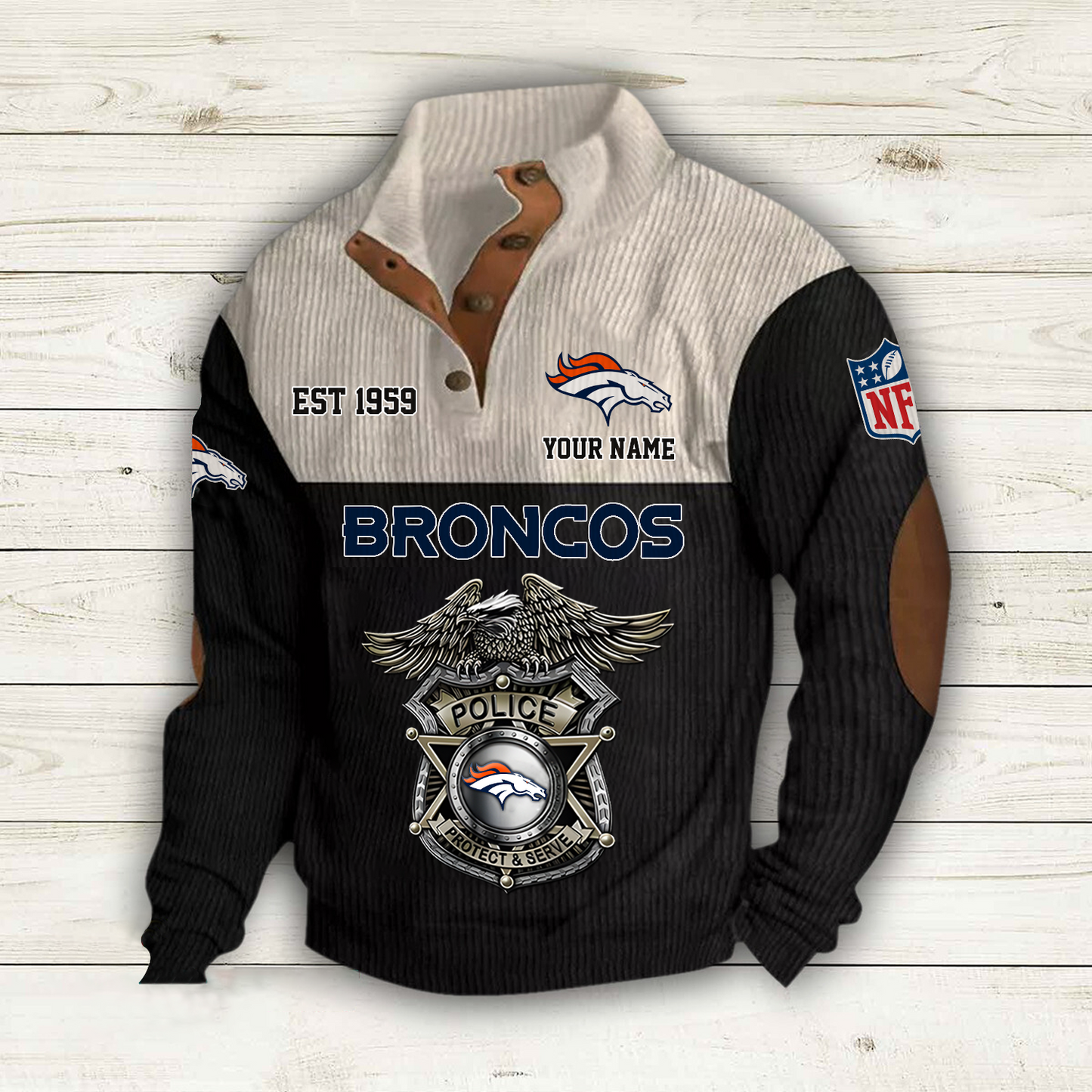 DEN x NFL Custom Name Sport Sweatshirt DatND DVT