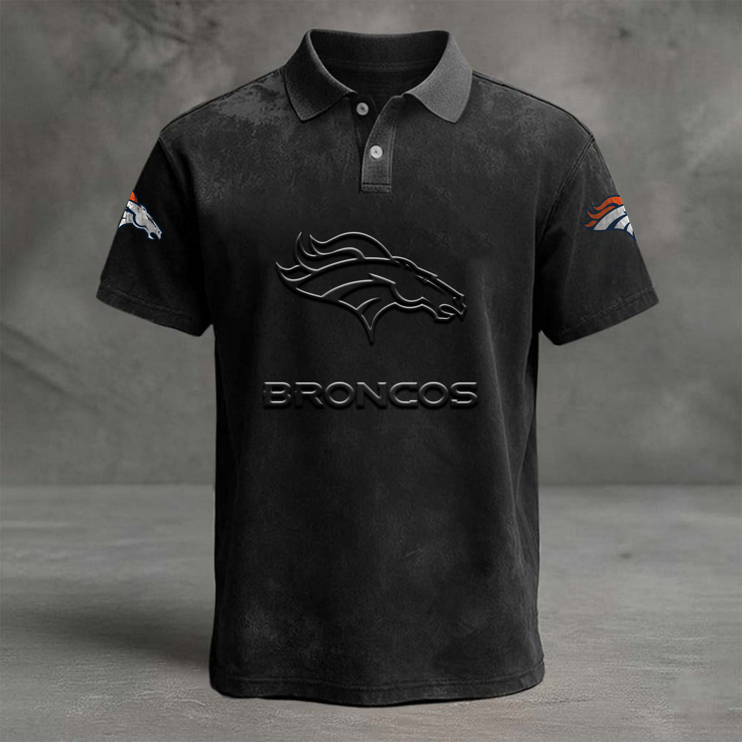DEN x NFL Embossed Polo Shirt DATND TANTD