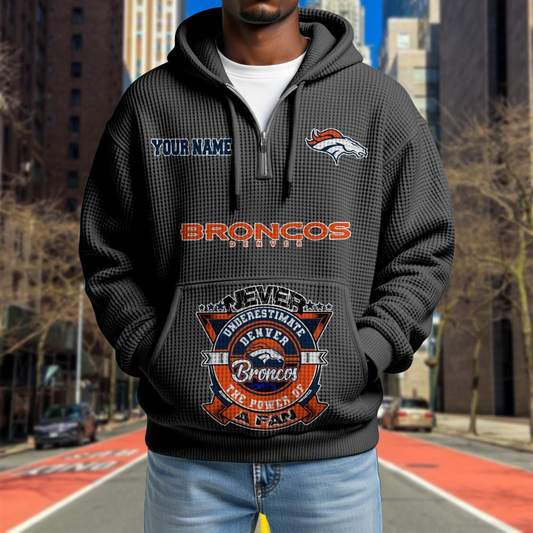 DEN x NFL Waffle Hoodie DATND TANTD