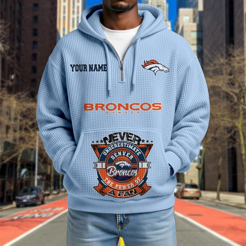 DEN x NFL Waffle Hoodie DATND TANTD