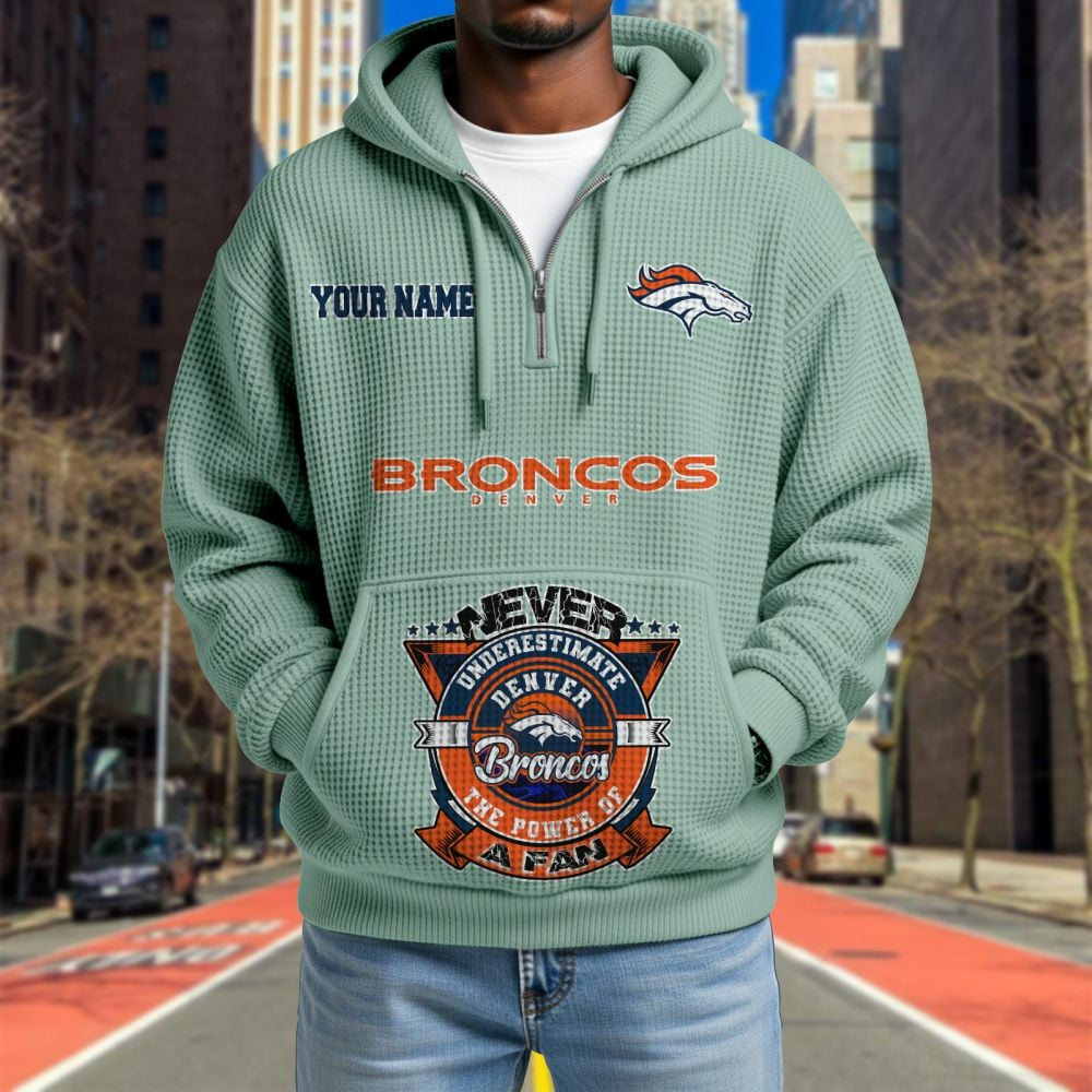 DEN x NFL Waffle Hoodie DATND TANTD