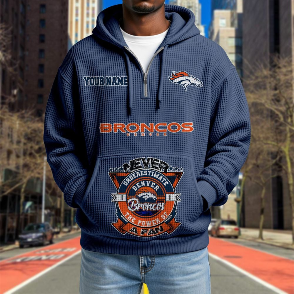 DEN x NFL Waffle Hoodie DATND TANTD