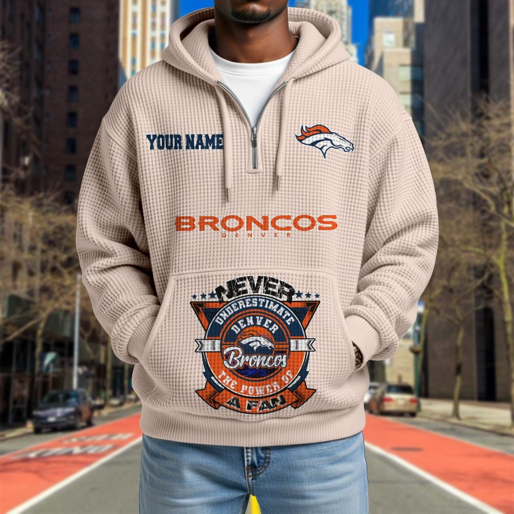 DEN x NFL Waffle Hoodie DATND TANTD