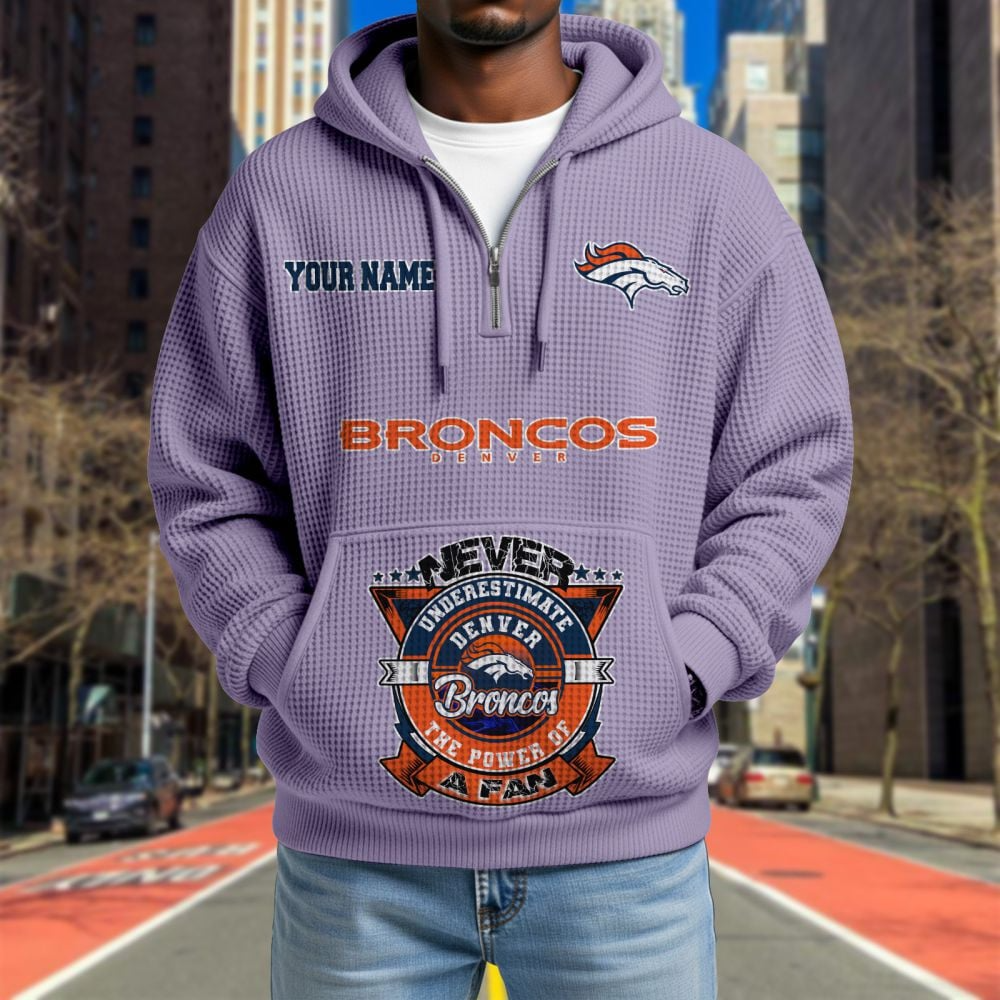 DEN x NFL Waffle Hoodie DATND TANTD