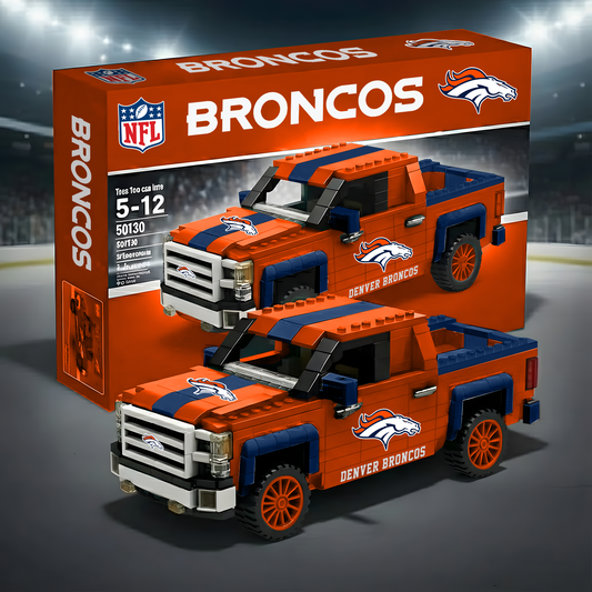 DEN X NFL 3D Racing Truck Model Building Block Set 0212 NAK NHT