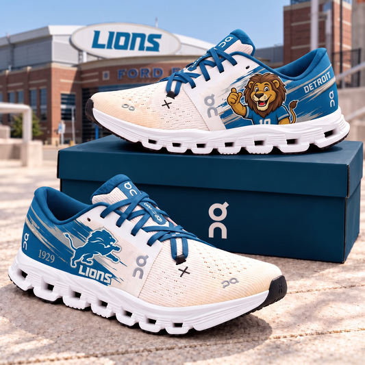 DET X Premium NFL Monochrome Sneakers