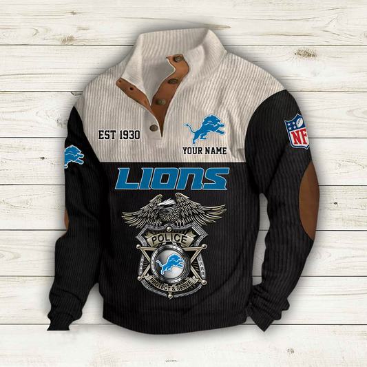 DET x NFL Custom Name Sport Sweatshirt DatND DVT