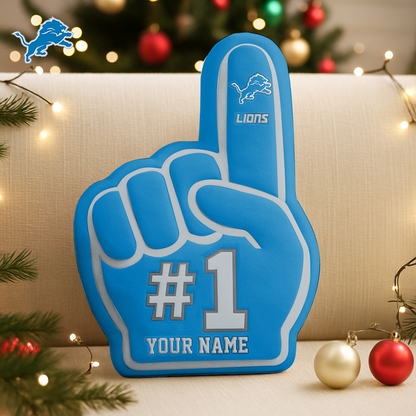 DET x NFL Customized Shaped Pillow Christmas DATND TANTD
