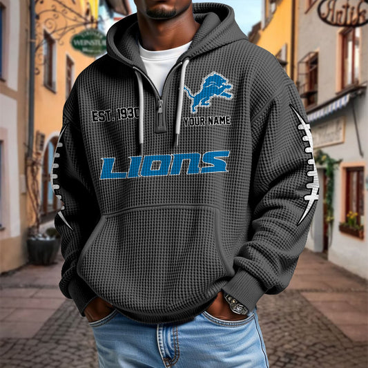 DET x NFL Waffle Hoodie DatND DVT