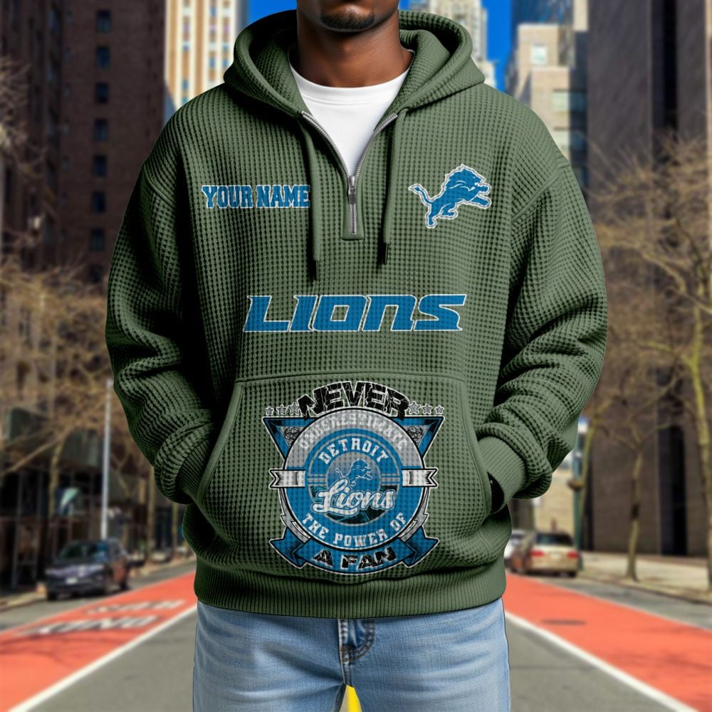 DET x NFL Waffle Hoodie DATND TANTD