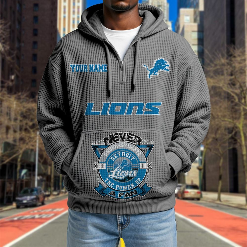 DET x NFL Waffle Hoodie DATND TANTD
