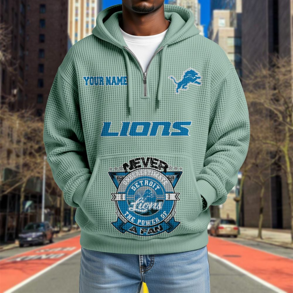 DET x NFL Waffle Hoodie DATND TANTD