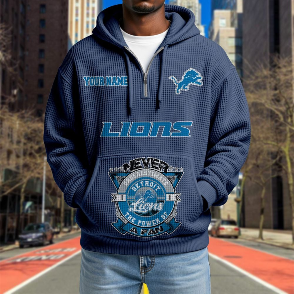 DET x NFL Waffle Hoodie DATND TANTD