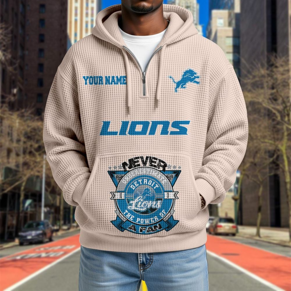 DET x NFL Waffle Hoodie DATND TANTD