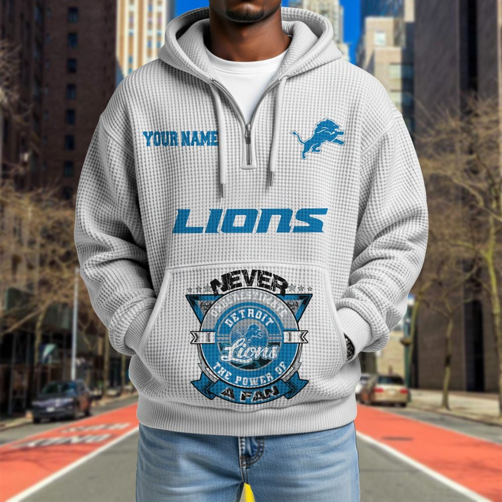 DET x NFL Waffle Hoodie DATND TANTD