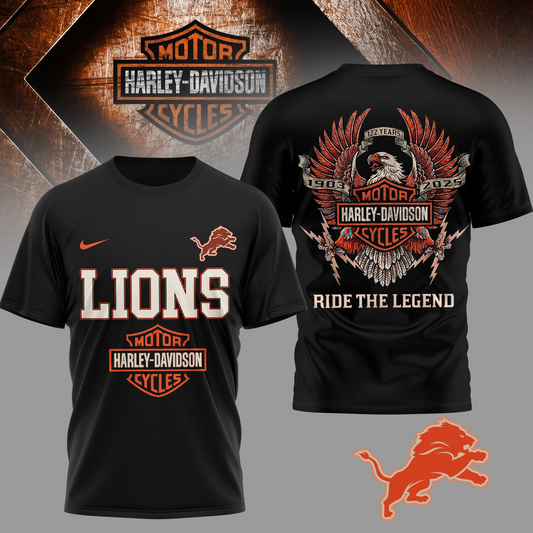 DL Premium NFL 122 Year Motorcycle 3D Shirt DDT NTL