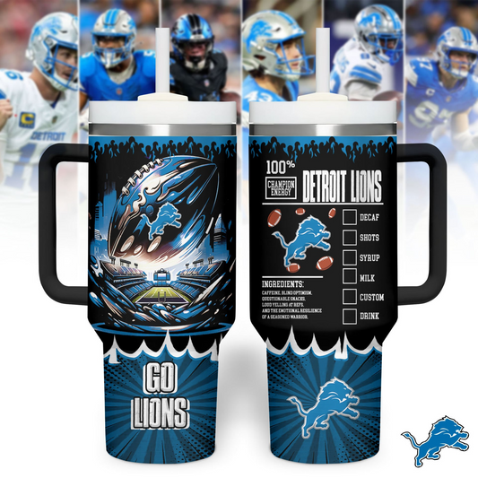 DL Premium NFL Champion Energy Tumbler 40oz DDT CTND