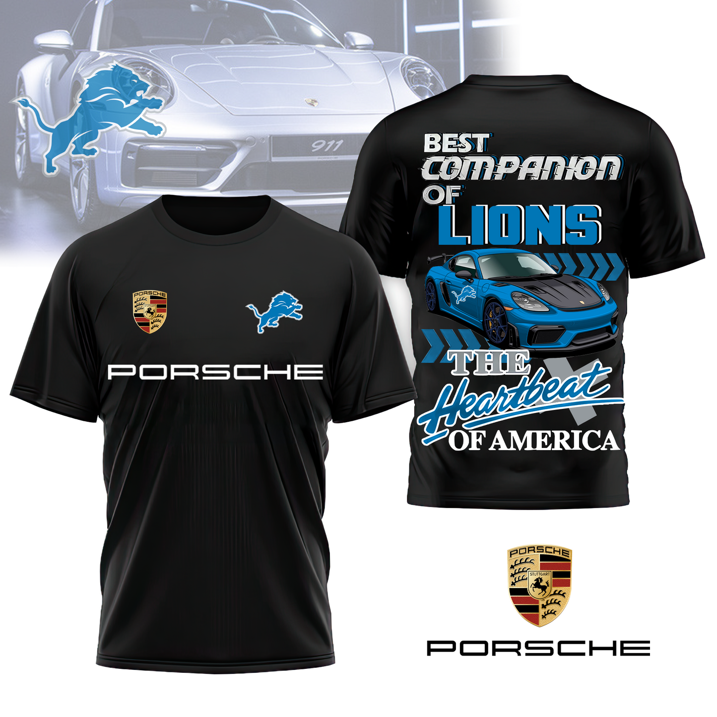 DL Premium NFL Pors 3D Shirt DDT CTND