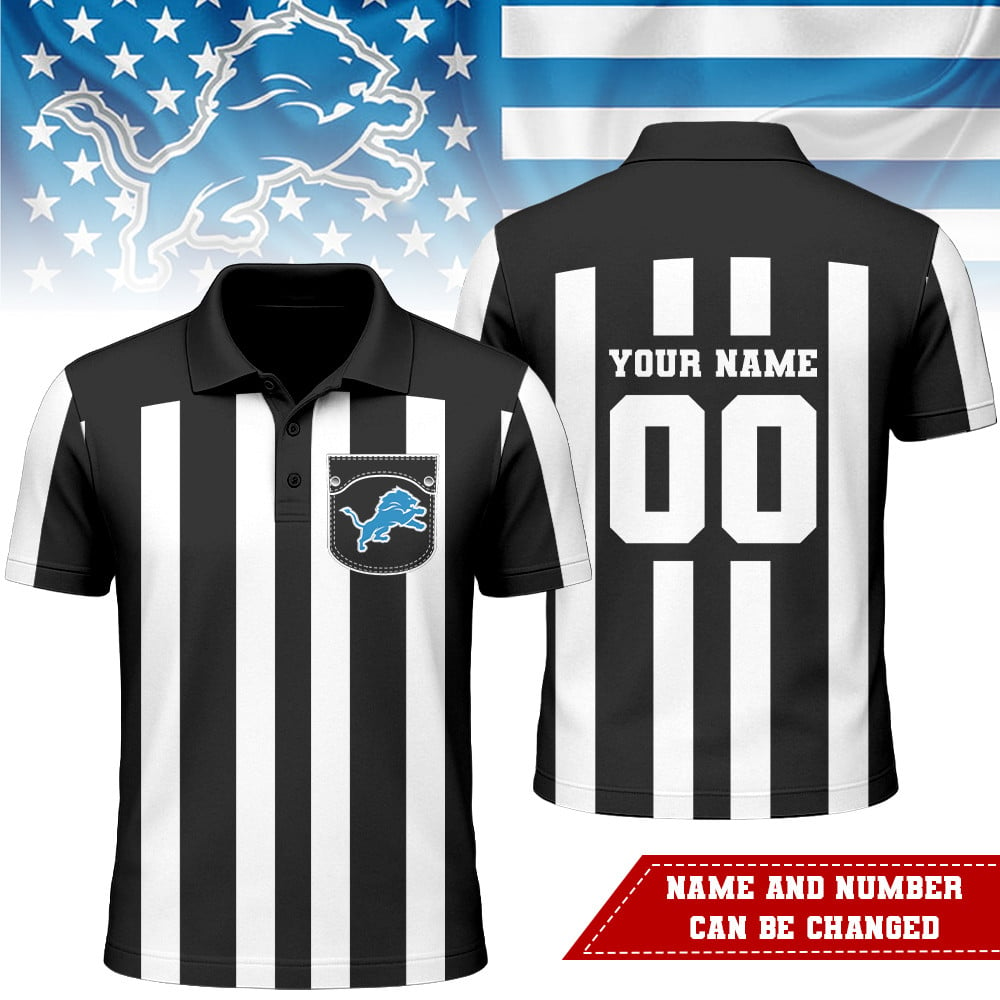 DL Premium NFL Referees 3D Polo Shirt DDT NTL