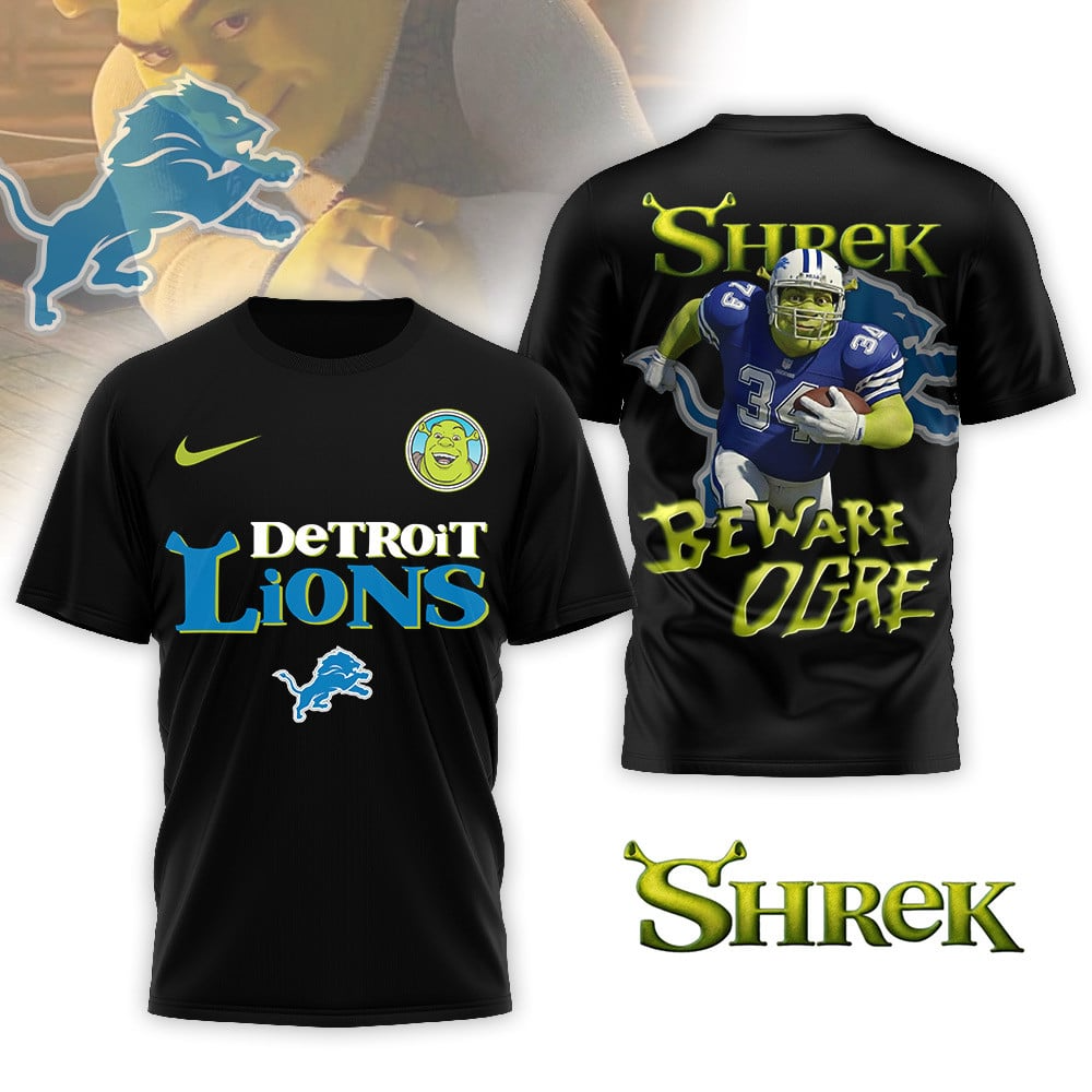 DL Premium NFL Shrek 3D Shirt DDT CTND