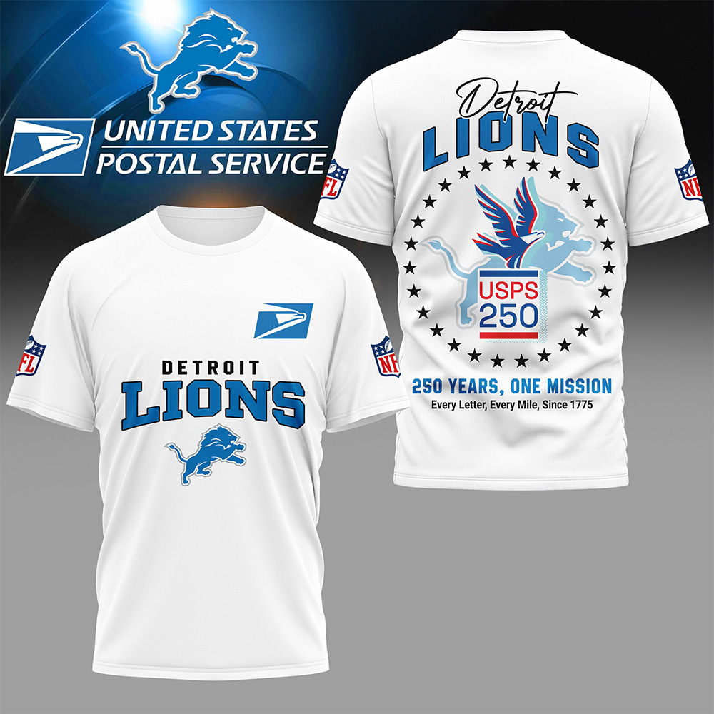 DL Premium NFL United States Postal Service 250th Anniversary 3D Shirt DDT CTND