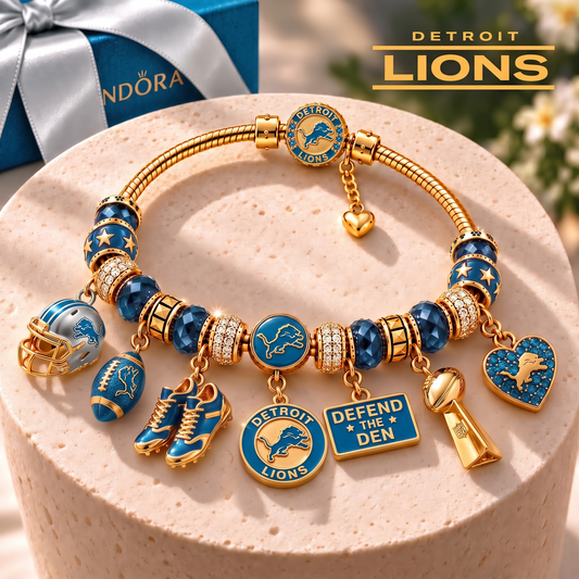 DL x Luxury NFL Gold Charm Bracelet