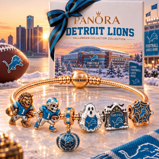 DL x Luxury NFL Gold Charm Halloween Bracelet