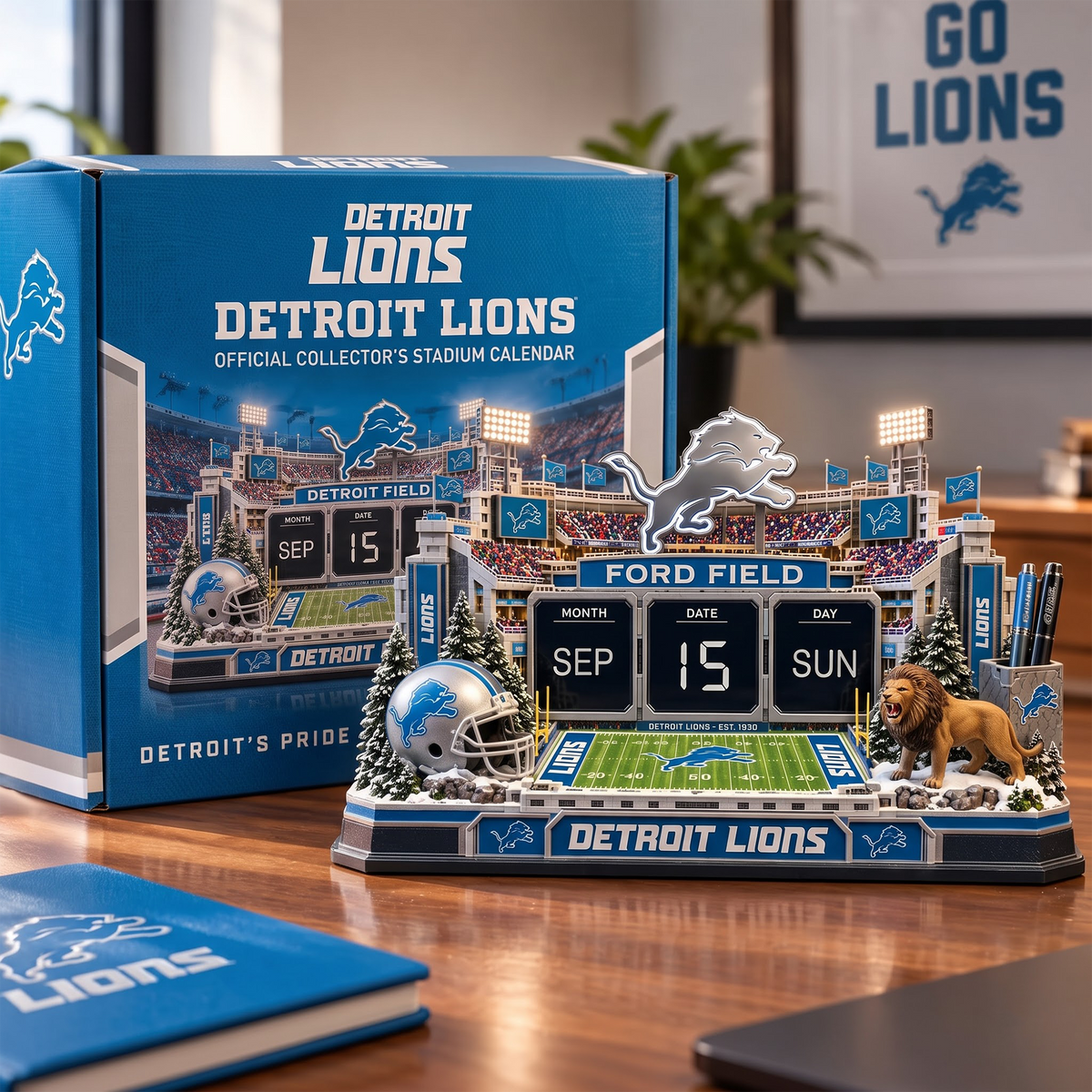 DL x NFL Write-On Calendar With Pen