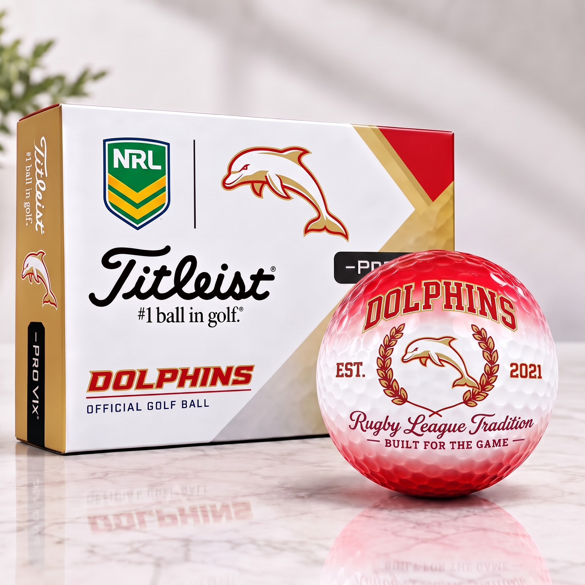 DOL X Custom NRL Football Tradition Golf Ball Set