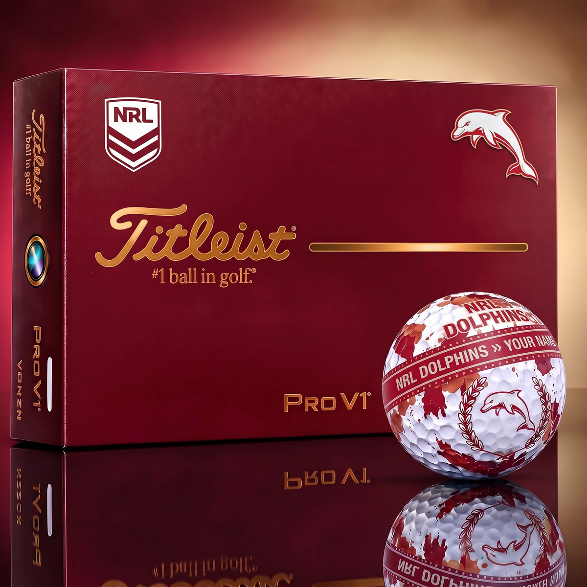 DOL X Premium NRL Titleist Pro V1 Golf Ball Set
