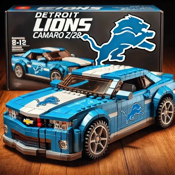 NFL Team Pickup Camaro Building Blocks NAK