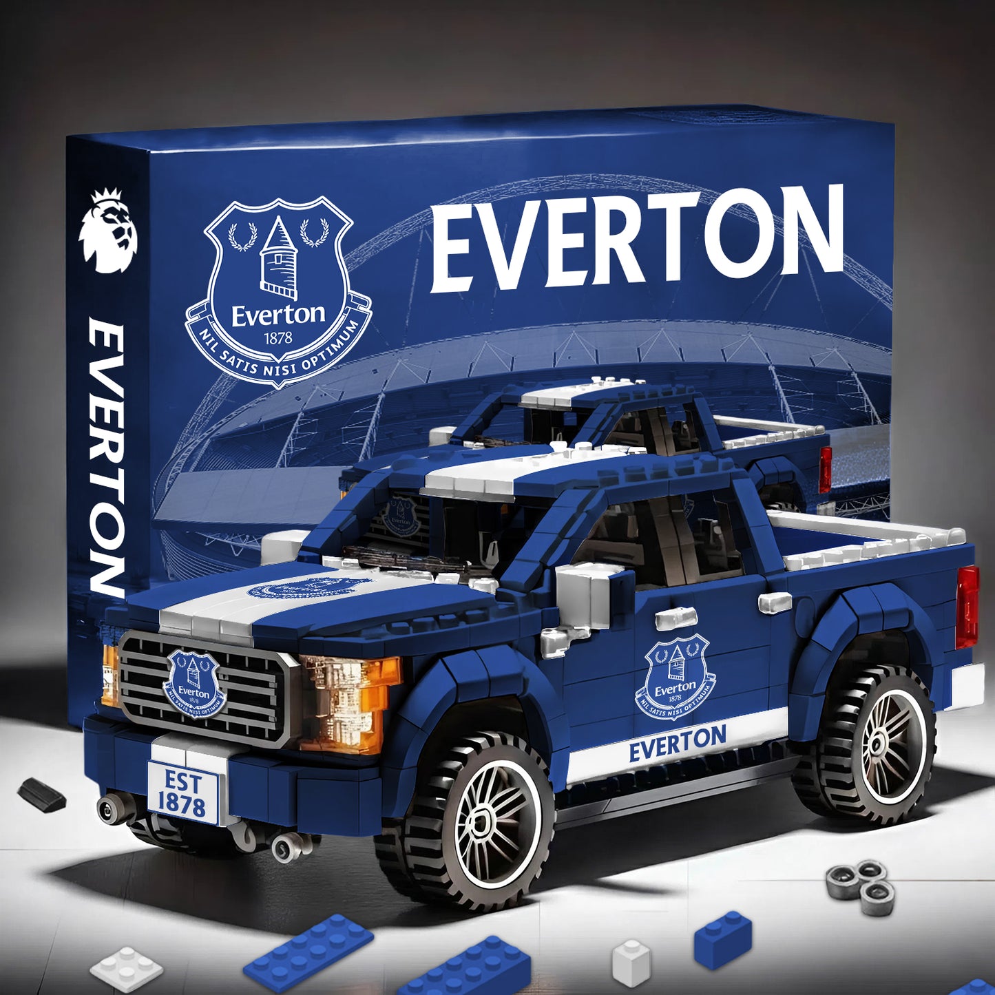 EVE EPL 3D Racing Truck Model Building Block Set 2911 V1 NAK NHM