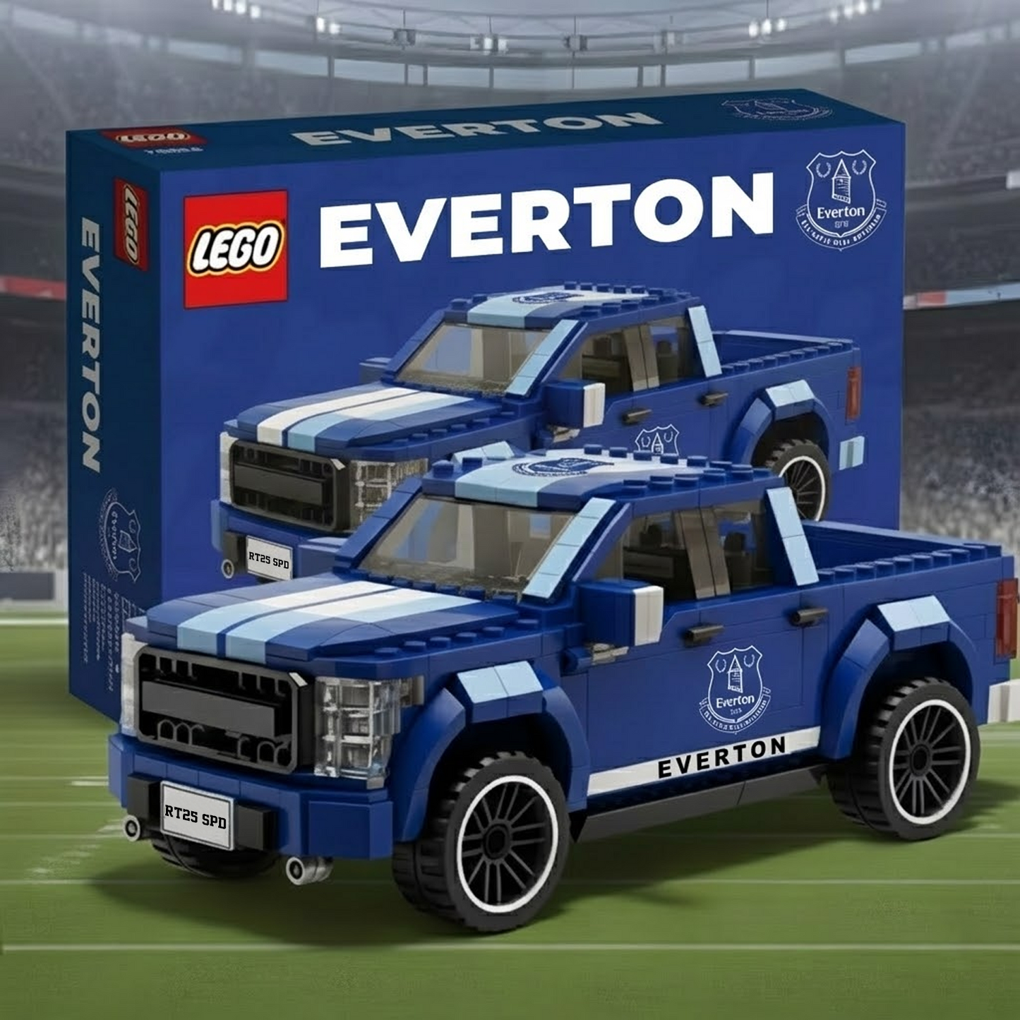 EPL 3D Racing Truck Model Building Block Set 2111 V2 NAK NHT