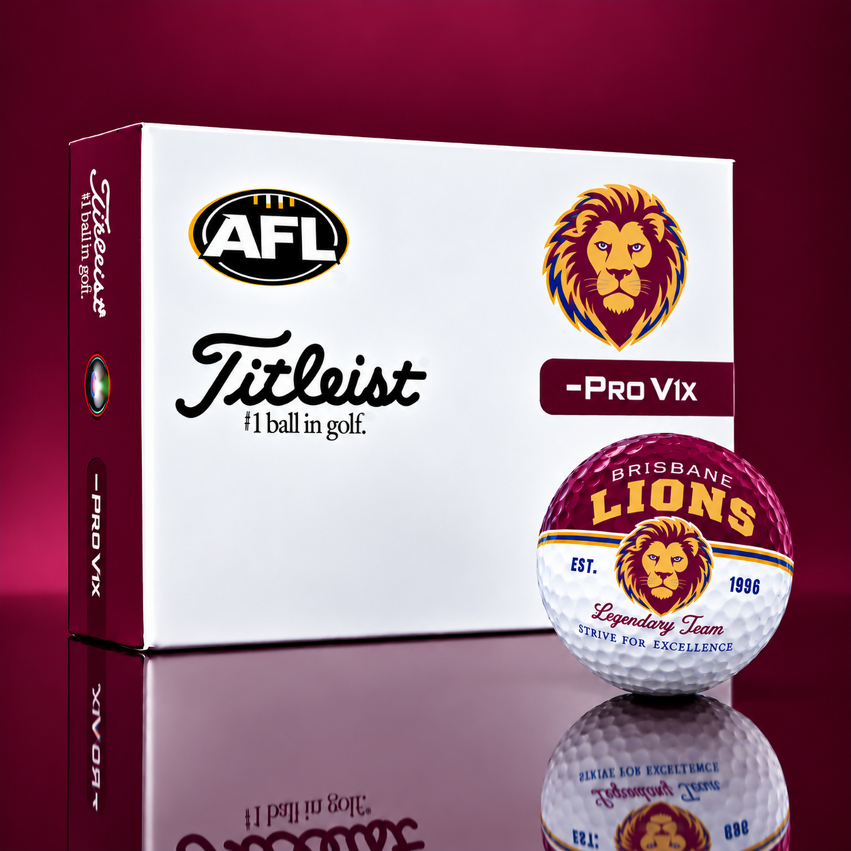 Exclusive AFL x BL Legendary Team Golf Ball