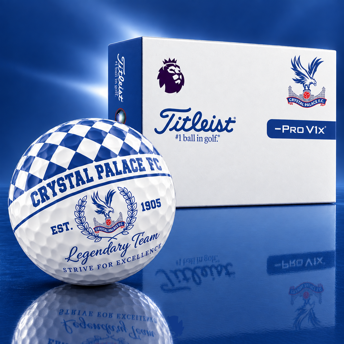 Exclusive EPL x CRY Legendary Team V6 Golf Ball