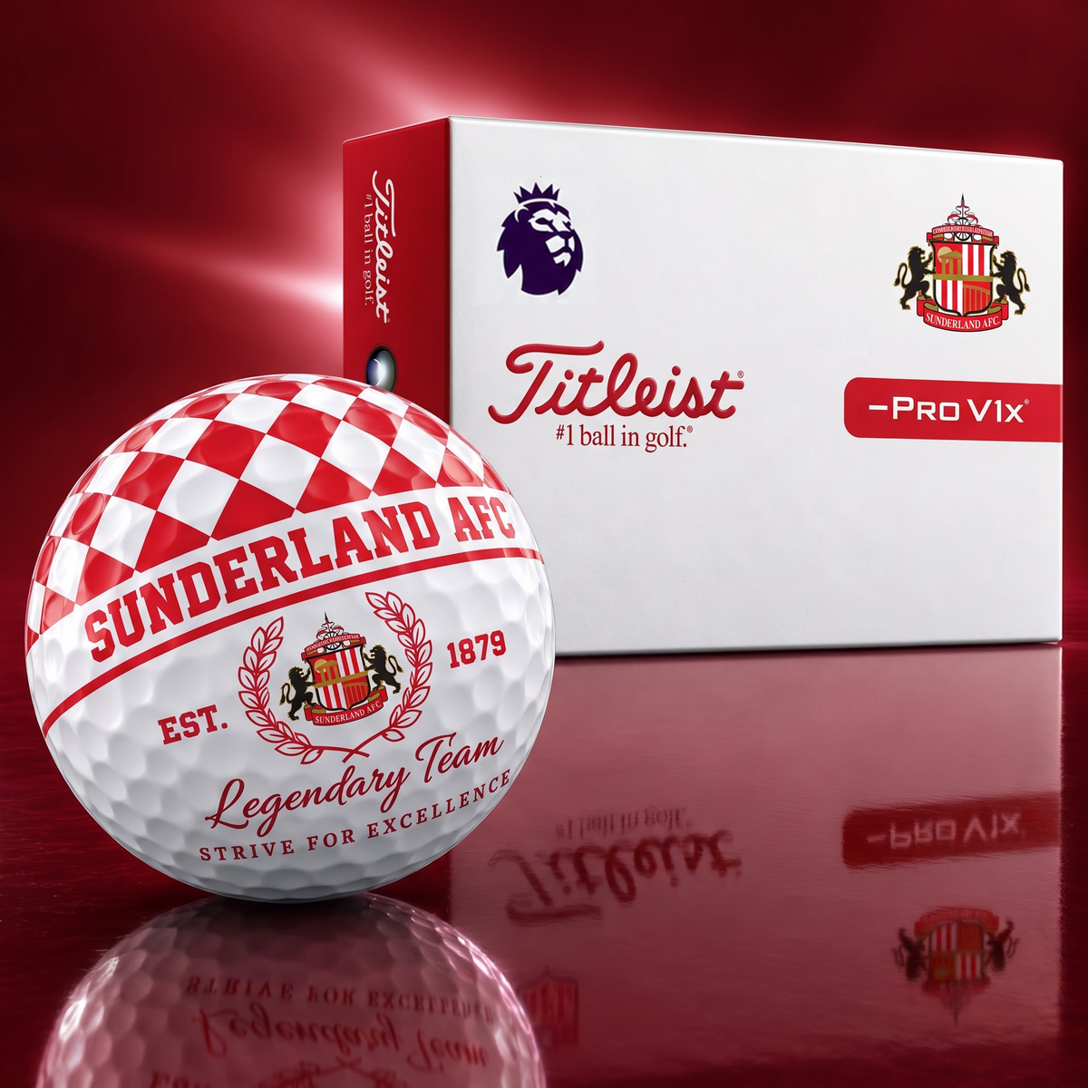 Exclusive EPL x SUN Legendary Team V6 Golf Ball