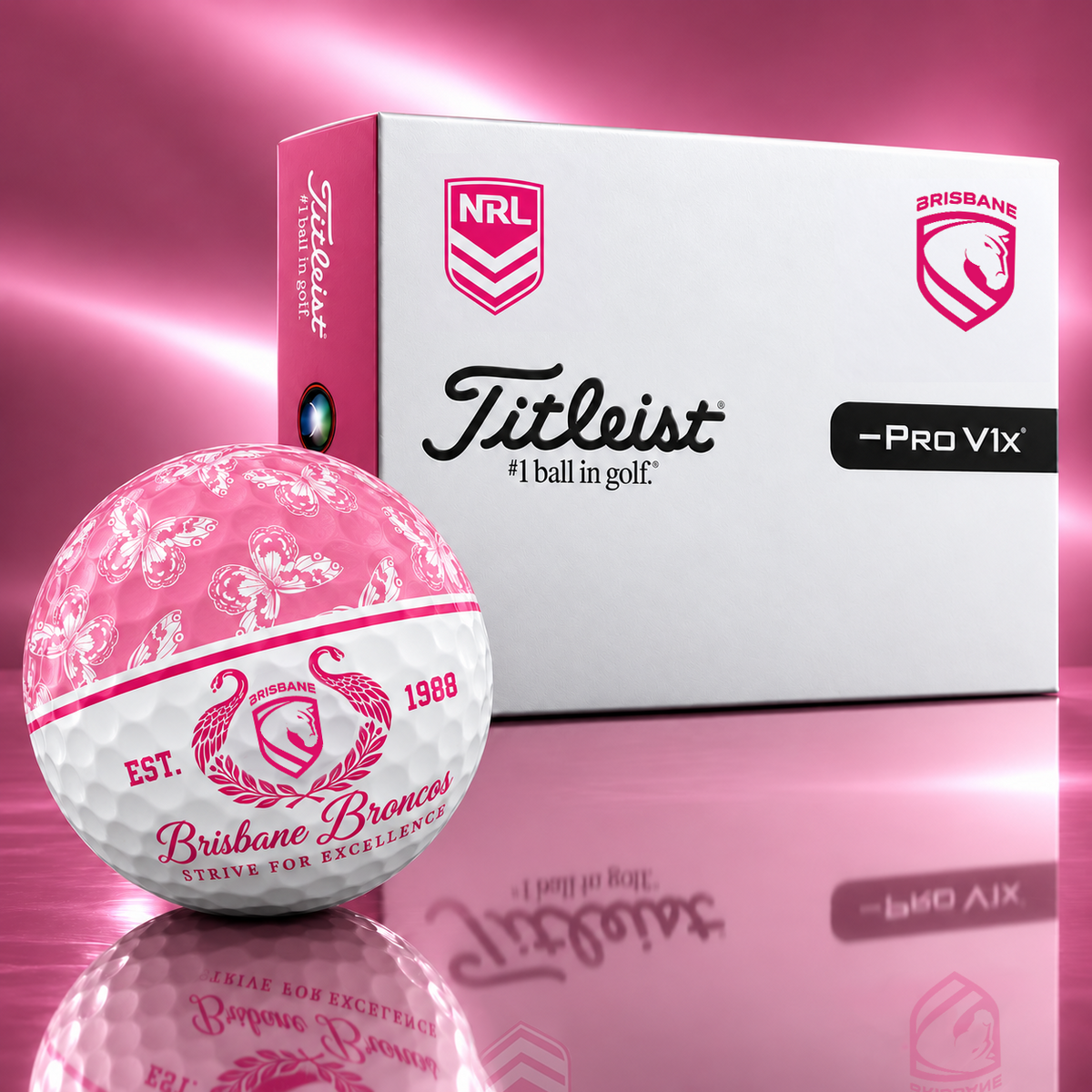 Exclusive Elegant NRL x BB Golf Ball
