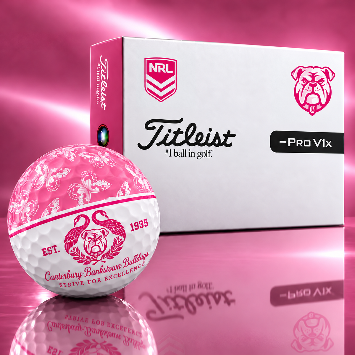 Exclusive Elegant NRL x CBB Golf Ball