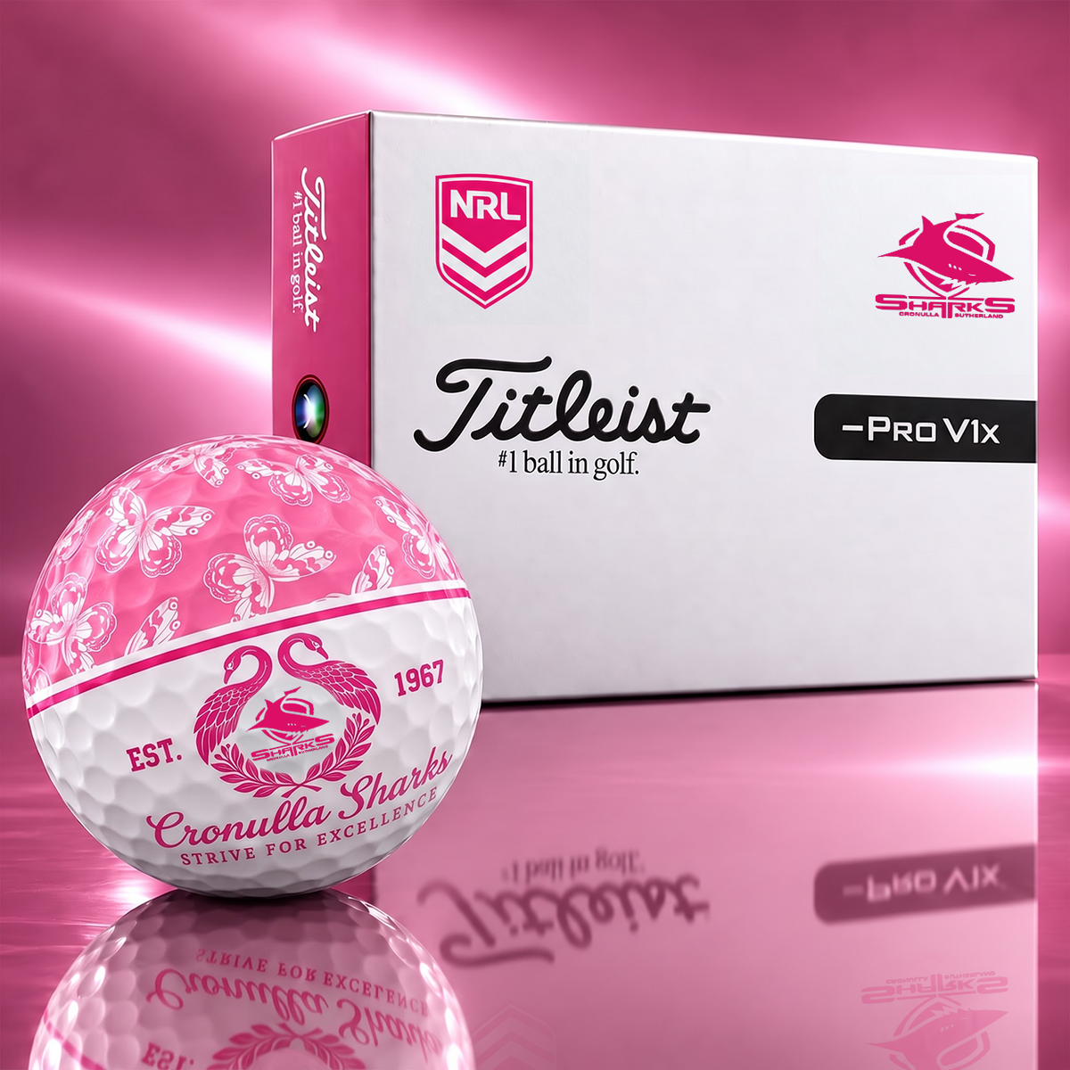 Exclusive Elegant NRL x CSS Golf Ball