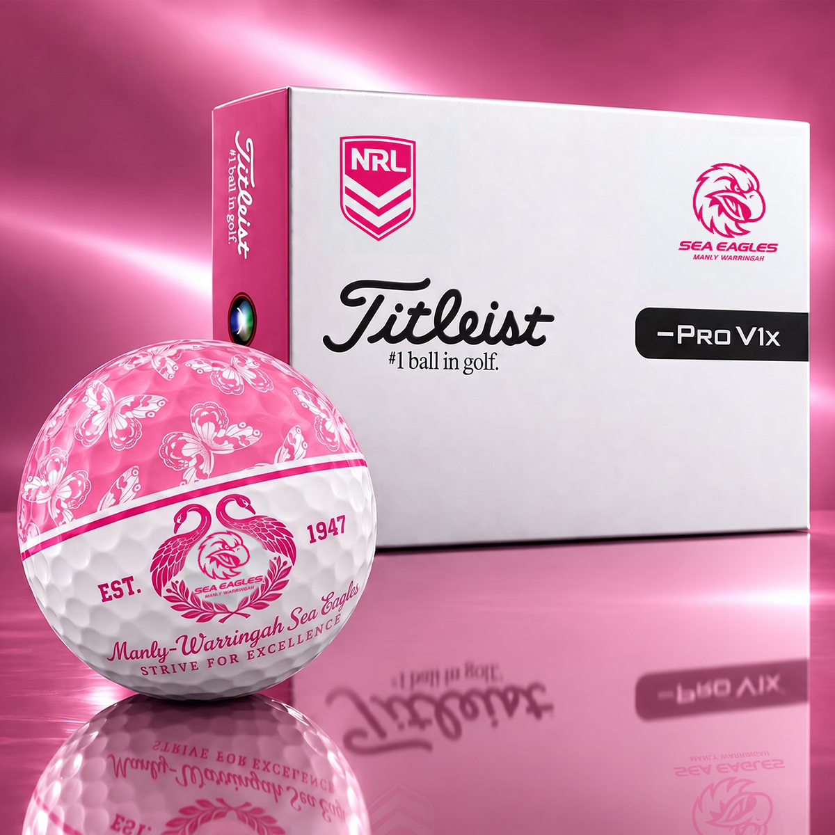 Exclusive Elegant NRL x MWSE Golf Ball
