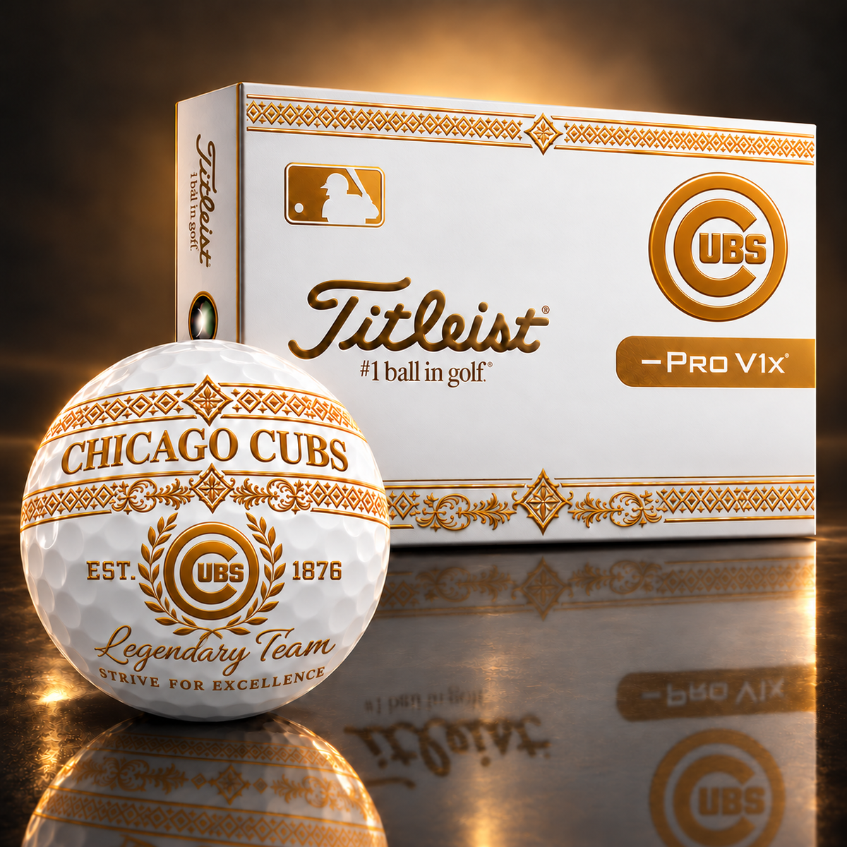 Exclusive MLB x CHI Legendary Team V8 Golf Ball