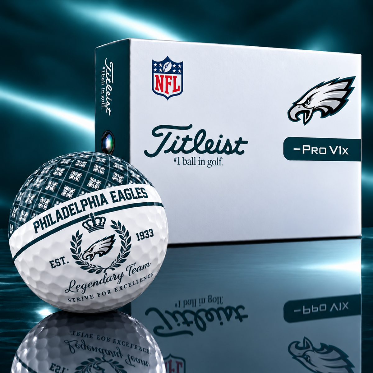 Exclusive NFL x PHI Legendary Team V7 Golf Ball