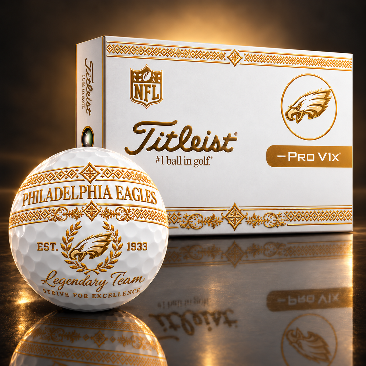 Exclusive NFL x PHI Legendary Team V8 Golf Ball