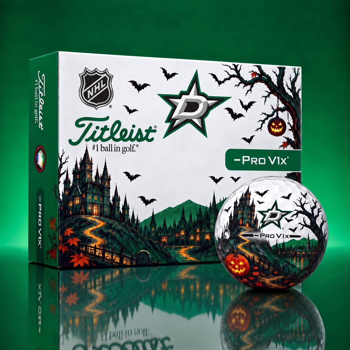 Exclusive NHL x DAL Halloween V3 Golf Ball