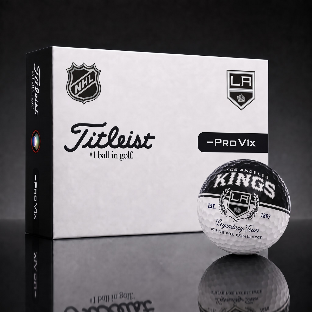 Exclusive NHL x LAK Legendary Team Golf Ball