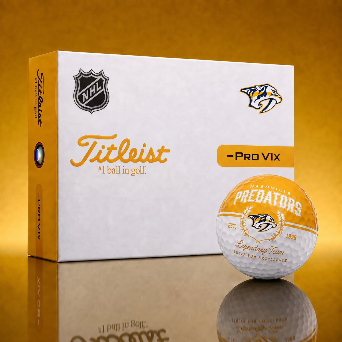 Exclusive NHL x NAS Legendary Team Golf Ball