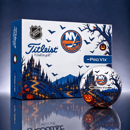 Exclusive NHL x NYI Halloween V3 Golf Ball