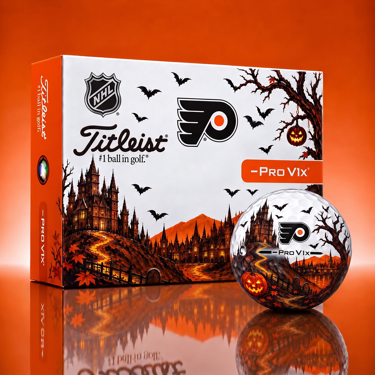 Exclusive NHL x PHI Halloween V3 Golf Ball